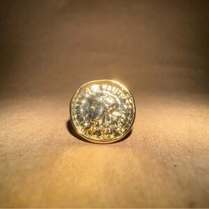 Gold Coin Ring
